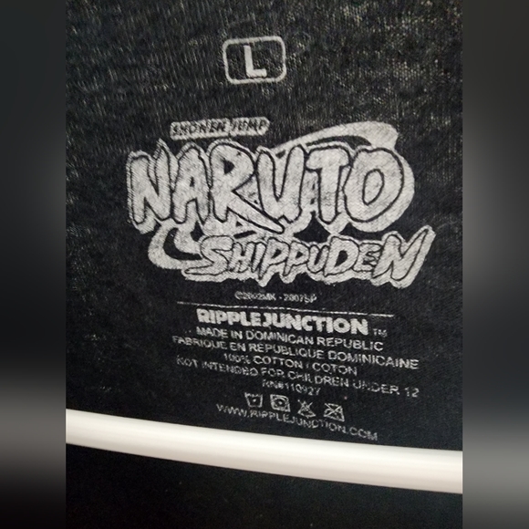 Naruto Kakashi Story Anime Tee Size Medium Pre-Loved - Picture 4 of 5